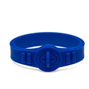 NWT Marc By Marc Jacobs Silicone  Blue Turnlock Bracelet